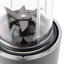 „NutriBullet NB1206DGCC“ 0,9 l stalo trintuvas, 1200 W, juodas, permatomas