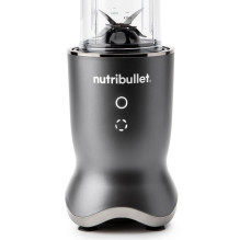 „NutriBullet NB1206DGCC“ 0,9 l stalo trintuvas, 1200 W, juodas, permatomas