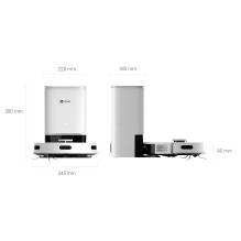 Autonominis dulkių siurblys EZVIZ RE5 PLUS valymo robotas (CS-RE5P-TWT2) baltas