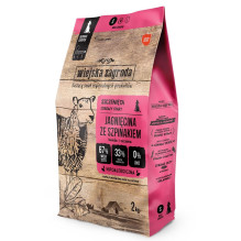 Wiejska Zagroda pašarų ėriena su špinatais šuniukams 2 kg