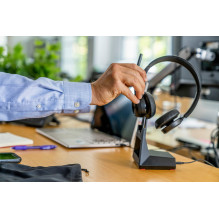 POLY Voyager 4320 „Microsoft Teams“ sertifikuotos USB-A ausinės + BT700 adapteris