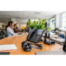 POLY Voyager 4320 „Microsoft Teams“ sertifikuotos USB-A ausinės + BT700 adapteris