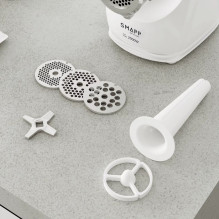 Mėsmalė su smulkintuvu 489.81 SMAPP balta Mėsmalė su smulkintuvu 489.81 SMAPP balta