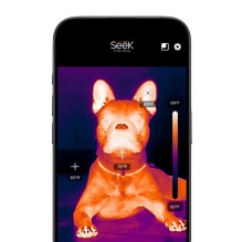 „Seek Thermal CQ-ABAX“ terminio vaizdo kamera, juoda, 320 x 240 pikselių