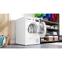 BOSCH WTH86277PL drabužių džiovyklė su šilumos siurbliu, 8 kg, balta BOSCH WTH86277PL drabužių džiovyklė su šilumos siurbliu, 8 kg, balta