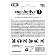 Rechargeable batteries everActive Ni-MH R6 AA 1100 mAh Infinity Line - 4 pieces Rechargeable batteries everActive Ni-MH R6 AA 1100 mAh Infinity Line - 4 pieces