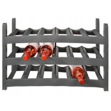 ROTHO Vario Wine Rack Anthracite - Stand for 6 Bottles ROTHO Vario Wine Rack Anthracite - Stand for 6 Bottles