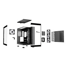 „Be Quiet! LIGHT BASE 600 LX“ juodas „Midi Tower“ korpusas