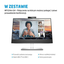 HP E24m G4 FHD USB-C konferencijų monitorius