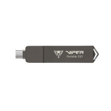 Išorinis nešiojamas SSD diskas Patriot Viper PVP30 Duo Compact 1TB 1000MB/s USB A+C 3.2 Gen2 (PVP301TB28UDG)