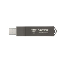 Išorinis nešiojamas SSD diskas Patriot Viper PVP30 Duo Compact 1TB 1000MB/s USB A+C 3.2 Gen2 (PVP301TB28UDG)