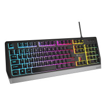 GENESIS Rhod 300 RGB žaidimų klaviatūra USB QWERTY anglų kalba, juoda