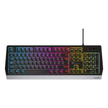 GENESIS Rhod 300 RGB žaidimų klaviatūra USB QWERTY anglų kalba, juoda