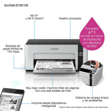 Epson EcoTank M1120 inkjet printer 1440 x 720 DPI A4 Wi-Fi