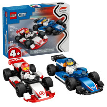 LEGO CITY 60464 F1 – „Williams Racing“ ir „Haas F1“ lenktyniniai automobiliai LEGO CITY 60464 F1 – „Williams Racing“ ir „Haas F1“ lenktyniniai automobiliai