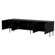 Cama 4D RTV spintelė PALAZZO BIS 201x40x60 juoda matinė Cama 4D RTV spintelė PALAZZO BIS 201x40x60 juoda matinė