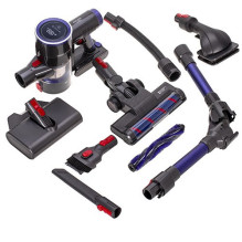 Belaidis vertikalus dulkių siurblys Adler AD 7061 alergiškas juodas, mėlynas Belaidis vertikalus dulkių siurblys Adler AD 7061 alergiškas juodas, mėlynas