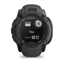 Garmin Instinct 2X Solar 2.79 cm (1.1") MIP 50 mm Digital 176 x 176 pixels Touchscreen Graphite GPS (satellite)