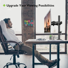 Techly ICA-LCD 382-D monitor mount / stand 68.6 cm (27") Black Desk Techly ICA-LCD 382-D monitor mount / stand 68.6 cm (27") Black Desk