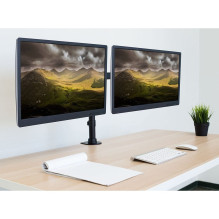 Techly ICA-LCD 382-D monitor mount / stand 68.6 cm (27") Black Desk Techly ICA-LCD 382-D monitor mount / stand 68.6 cm (27") Black Desk