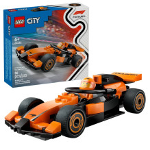 LEGO CITY 60442 F1 vairuotojas su McLaren lenktyniniu automobiliu LEGO CITY 60442 F1 vairuotojas su McLaren lenktyniniu automobiliu