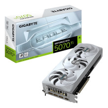 GIGABYTE GeForce RTX 5070 Ti EAGLE OC ICE SFF 16G Graphics Card - 16GB GDDR7, 256bit, PCI-E 5.0, 2542 MHz Core Clock, 3 