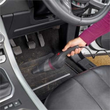 „Black Decker NVB12AVA-XJ“ rankinis dulkių siurblys pilkas, raudonas be maišelio