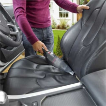 „Black Decker NVB12AVA-XJ“ rankinis dulkių siurblys pilkas, raudonas be maišelio