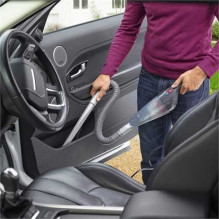 „Black Decker NVB12AVA-XJ“ rankinis dulkių siurblys pilkas, raudonas be maišelio