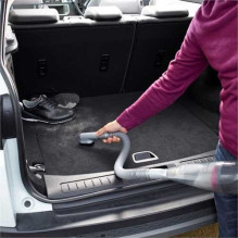 „Black Decker NVB12AVA-XJ“ rankinis dulkių siurblys pilkas, raudonas be maišelio