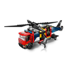 LEGO CITY 60462 Sraigtasparnio, gaisrinės mašinos ir povandeninio laivo remiksas