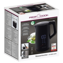 ProfiCook PC-WKS 1243 elektrinis virdulys 1,7 l 2200 W juodas
