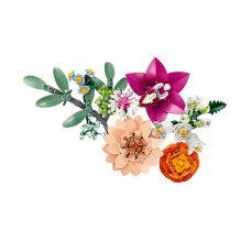 LEGO ICONS 10342 Botanikos kolekcija – Graži rožinių gėlių puokštė