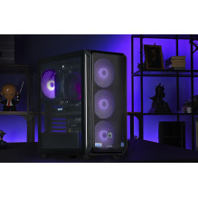 Actina 5901443410287 PC AMD Ryzen™ 5 8400F 32 GB DDR5-SDRAM 1 TB SSD Intel Arc B580 Midi Tower Black