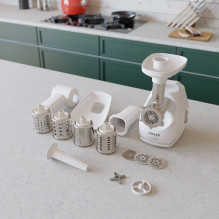 Mėsmalė su smulkintuvu SMAPP 490.81 2200 W Balta