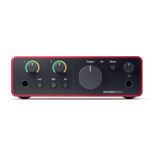 „Focusrite Scarlett Solo“ 4-osios kartos – 2 kanalų garso sąsaja