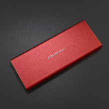 Qoltec 51831 Enclosure, M.2 SSD drive, SATA, NGFF, USB 3.0, Super speed 5Gb / s, 2TB, Red