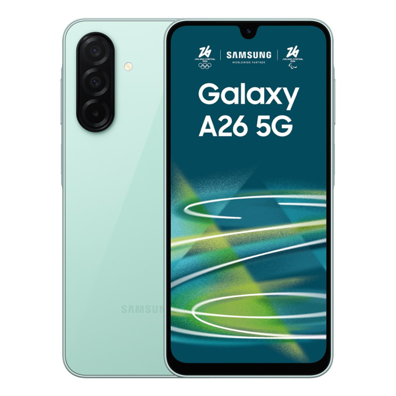 „Samsung Galaxy A26“ 17 cm (6,7 colio) hibridinis dviejų SIM kortelių „Android 15“ 5G USB C tipo 6 GB 128 GB 5000 mAh Mė