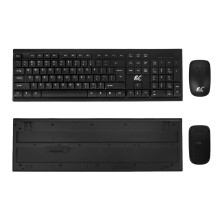NanoRS Wireless Keyboard and Mouse Combo with Ergonomic Design - RS580 for Smooth and Efficient Use