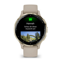 Garmin Venu 3S 3.05 cm (1.2") AMOLED 41 mm Digital 390 x 390 pixels Touchscreen Gold, Grey Wi-Fi GPS (satellite)
