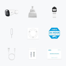 „Reolink Argus Series B340“ – 5 MP autonominė lauko kamera su baterija, 5 / 2,4 GHz „Wi-Fi“, išmanusis aptikimas, spalvo