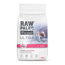 RAW PALEO Ultra Pork Medium Large Adult - sausas šunų ėdalas - 10 kg RAW PALEO Ultra Pork Medium Large Adult - sausas šunų ėdalas - 10 kg