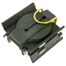 „Mil-Tec“ JAV lietimui jautrus batas su apšvietimu, metalinis, alyvuogių spalvos