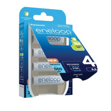 Įkraunamos baterijos PANASONIC ENELOOP AA 2000 mAh 4 vnt. (BK-3MCDE / 4CP)