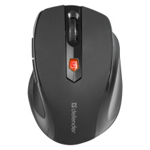 MOUSE DEFENDER ULTRA MM-315 RF BLACK OPTICAL 1600DPI 6P