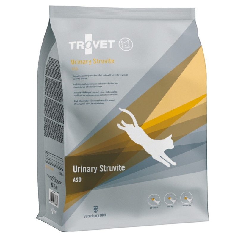 TROVET Urinary Struvite ASD - sausas kačių ėdalas - 2,5 kg