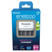 Baterijų įkroviklis PANASONIC Eneloop Smartplus BQ-CC55 (BQ-CC55E)