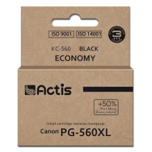 Actis KC-560 Ink (replacement for Canon PG-560XL Supreme 22 ml black). Prints 50% more than OEM.