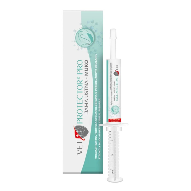JM SANTE Vet Protector Pro Muko - protective dental gel for dogs and cats - 15 ml