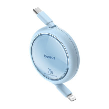 „Baseus Free2Pull“ – 20 W USB-C–Lightning jungties ištraukiamas laidas, 1 m (mėlynas)